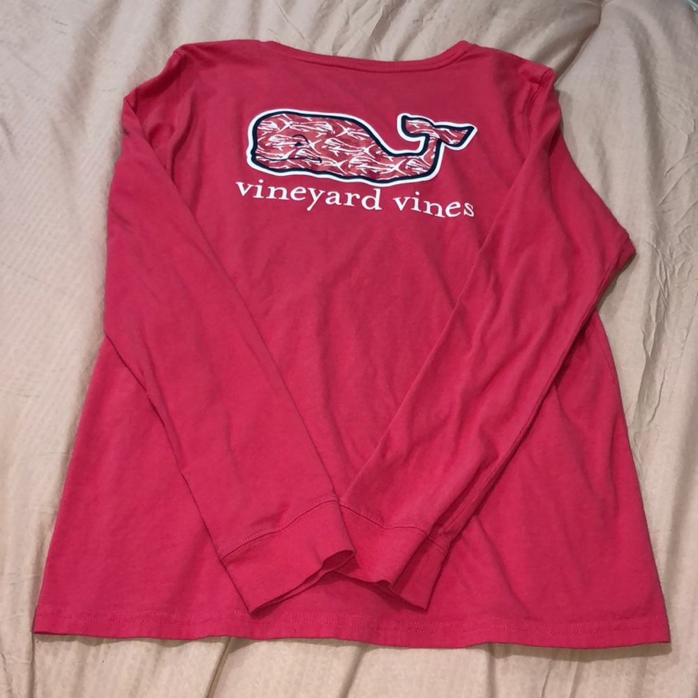 Vineyard Vines Long Sleeve Pocket Tee
